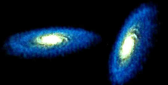 Две галактики, которые могут столкнуться